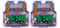 Greenlight - S.D. Trucks Series 6 | Mack® LR Refuse Truck (2019, 1/64 scale diecast model car, White/Green) 45060C/48