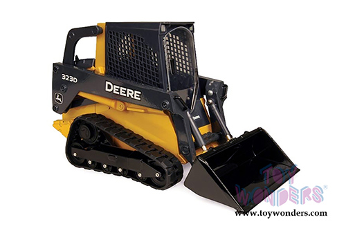 Tomy ERTL Prestige John Deere - 323D Skid Steer (1/16 scale diecast model car, Yellow) 45124