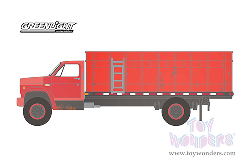 Greenlight - S.D. Trucks Series 15 | Chevrolet&reg; C-70 Grain Truck (Weathered) (1980, 1/64 scale diecast model car, Red) 45150A/48