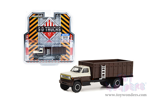 Greenlight - S.D. Trucks Series 17 | Chevrolet&reg; C-70 Grain Truck (1981, 1/64 scale diecast model car, Tan/Brown) 45170A/48