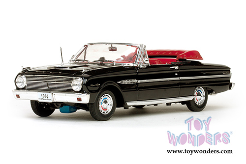 Sun Star USA - Ford Falcon Open Convertible (1963, 1/18 scale diecast model car, Raven Black) 4533BK