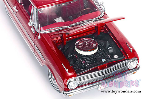 Sun Star USA - Ford Falcon Hardtop (1963, 1/18 scale diecast model car, Rangoon Red) 4544