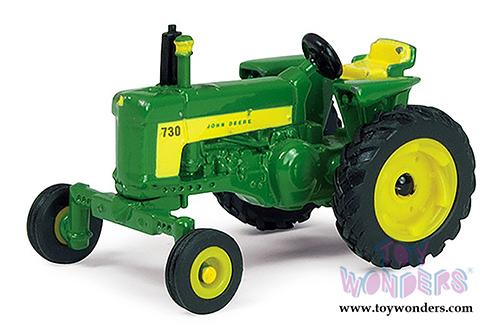 Tomy ERTL John Deere - 730 Wide Front Tractor (1/64 scale sturdy plastic model car, Green) 45446