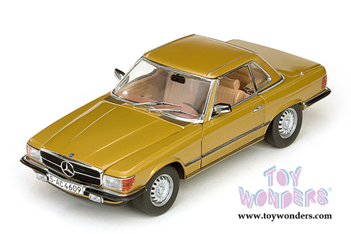Sun Star European - Mercedes-Benz 350 SL Coupe (1977, 1/18 scale diecast model car, Icon Gold) 4609