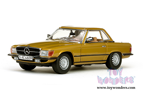 Sun Star European - Mercedes-Benz 350 SL Coupe (1977, 1/18 scale diecast model car, Icon Gold) 4609