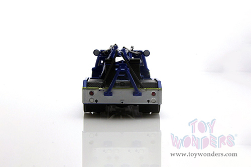 Greenlight - Dually Drivers Series 10 | Chevrolet® C-30 Dually Wrecker Truck - Goodyear Tire Testing Division (1972, 1/64 scale diecast model car, White and Blue with Yellow Stripes) 46100B/48