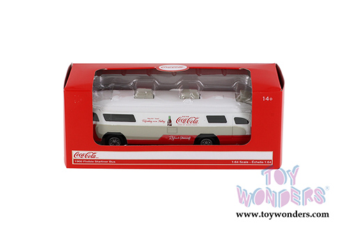 Motor City Coca-Cola - Flxible Starliner Bus (1960, 1/64 scale diecast model car,  Red/White) 464005