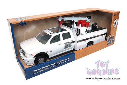 Tomy ERTL Big Farm - Ram 3500 Service Truck (1/16 scale sturdy plastic model car, White) 46488