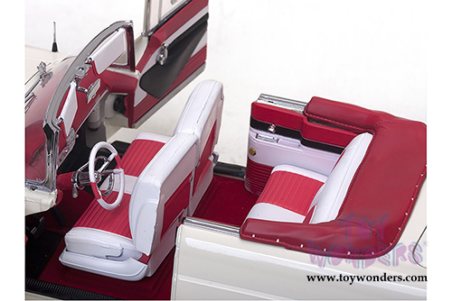 Sun Star Platinum - Lincoln Premiere Open Convertible (1956, 1/18 scale diecast model car, Starmist White) 4655