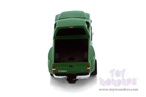 Tomy ERTL - Ford 350 Pickup (1/64 scale die cast model car, Green and White) 46582C