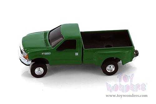 Tomy ERTL - Ford 350 Pickup (1/64 scale die cast model car, Green and White) 46582C