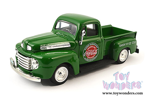 Motor City Coca-Cola - Ford F1 Pick Up (1948, 1/43 scale diecast model car, Green) 467431