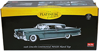 Show product details for Sun Star Platinum - Lincoln Continental MKIII Hard Top (1958, 1/18 scale diecast model car, Spruce Green) 4710