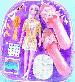 Lorna Fashion Doll Set (11.5", White) 4778