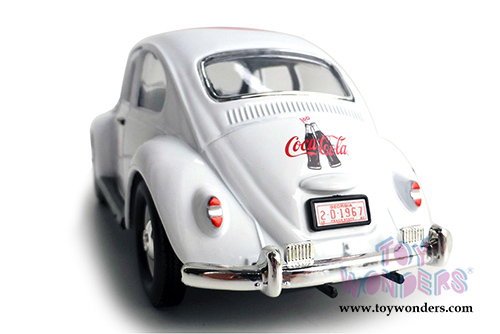 Motor City Coca-Cola - 100 Years - Classic Volkswagen Beetle Hard Top (1/24 scale diecast model car,  White) 478966