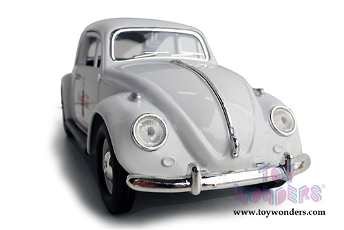 Motor City Coca-Cola - 100 Years - Classic Volkswagen Beetle Hard Top (1/24 scale diecast model car,  White) 478966