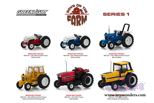 Greenlight - Down on the Farm Series 1 (1/64 scale diecast model car, Asstd.) 48010/48