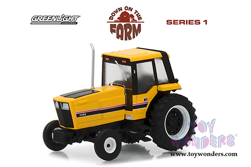 Greenlight - Down on the Farm Series 1 |  International&reg; Harvester&trade; 3488 Tractor (1983, 1/64 scale diecast model car, Yellow/Black) 48010F/48