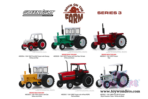 Greenlight - Down on the Farm Series 3 (1/64 scale diecast model car, Asstd.) 48030/48
