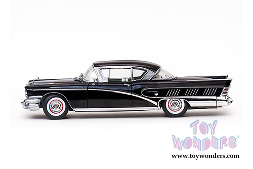 Sun Star Platinum - Buick Limited Riviera Coupe Hard Top (1958, 1/18 scale diecast model car, Black Charcoal) 4805