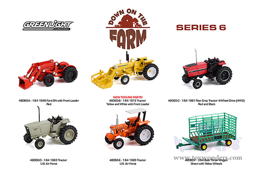 Greenlight - Down on the Farm Series 6 (1/64 scale diecast model car, Asstd.) 48060/48