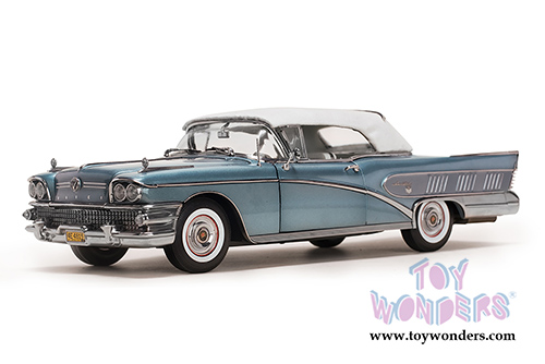 Sun Star Platinum - Buick&reg; Limited Closed Convertible (1958 1/18 scale diecast model car, Blue Mist) 4815