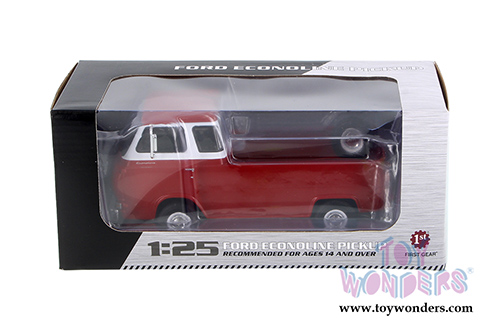 First Gear -  Ford Econoline Pick-Up (1/25 scale diecast model car, Rangoon Red) 49-0400