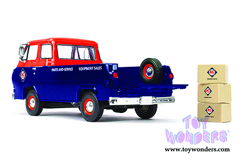 First Gear - Allis-Chalmers Parts & Service Ford Econoline Pickup with Three Boxes (1960, 1/25 scale diecast model car, Orange/Blue) 49-0401