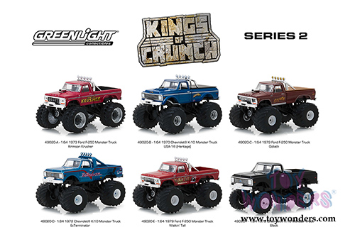 Greenlight - Kings of Crunch Series 2 (1/64 scale diecast model car, Asstd.) 49020/48