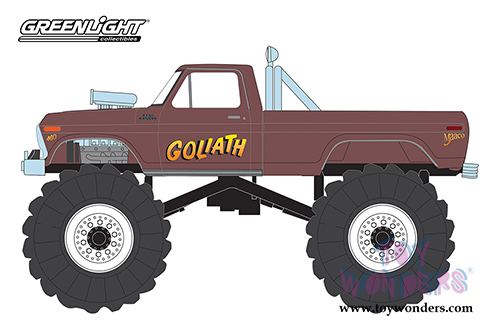 Greenlight - Kings of Crunch Series 2 | Ford F-250 Monster Truck - Goliath (1979, 1/64 scale diecast model car, Brown) 49020C/48