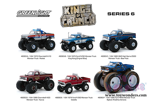 Greenlight - Kings of Crunch Series 6 (1/64 scale diecast model car, Asstd.) 49060/48