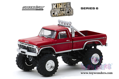 Greenlight - Kings of Crunch Series 6 | Ford F-250 Monster Truck - Godzilla (1974, 1/64 scale diecast model car, Red) 49060E/48