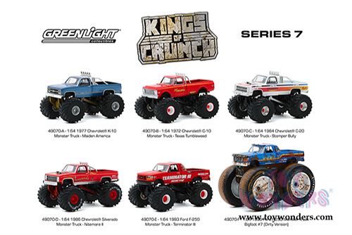 Greenlight - Kings of Crunch Series 7 (1/64 scale diecast model car, Asstd.) 49070/48