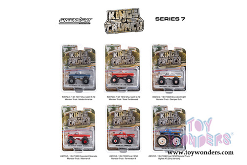 Greenlight - Kings of Crunch Series 7 (1/64 scale diecast model car, Asstd.) 49070/48