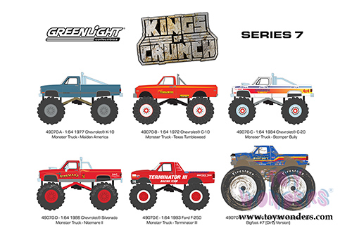 Greenlight - Kings of Crunch Series 7 (1/64 scale diecast model car, Asstd.) 49070/48