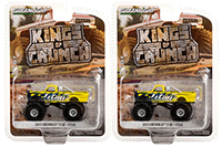 Show product details for Greenlight - Kings of Crunch Series 11 | Chevrolet&reg; C-10 Monster Truck - Titan (1972, 1/64 scale diecast model car, Yellow) 49110A/48