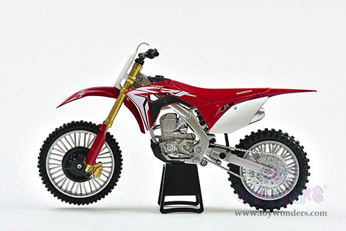 New Ray - Honda CRF450R Dirt Bike (2017, 1/6 scale diecast model bike, White/Red) 49583