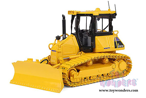 First Gear - Komatsu D51PXi-22 Dozer with Hitch (1/50 scale die cast model car, Yellow) 50-3283
