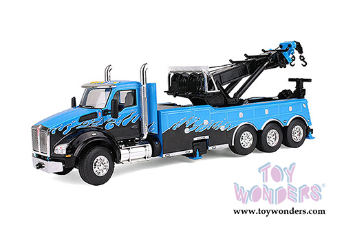 First Gear - Kenworth T880 With Rotator Wrecker (1/50 scale die cast model car, Blue with Black) 50-3333