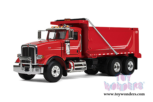 First Gear - Peterbilt Model 367 Dump Truck (1/50 scale diecast model car, Red) 50-3358