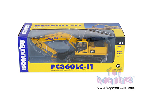 First Gear - Komatsu PC360LC-11 Excavator (1/50 scale diecast model car, Yellow) 50-3361