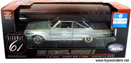 Highway 61 - Plymouth Belvedere II (1967, 1:18, Blue)