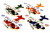 Show product details for Show Flight Biplanes (5.25" diecast model, Asstd.) 500D