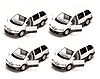 Show product details for Kinsmart - Dodge Caravan SUV (1:32, White) 5015DW