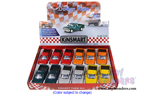 Kinsmart - Dodge Ram PickUp (1/44 scale diecast model car, Asstd.) 5018/6D