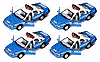 Show product details for Kinsmart - Chevrolet Caprice Police (1:43, Blue) 5023D