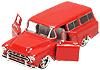Show product details for Jada Toys Dub City - OldSkool Chevy Suburban (1957, 1:24, Asstd.) 50267A
