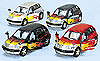 Show product details for Kinsmart - Chrysler PT Cruiser w/ Hot Rod Flames (1:34, Asstd.) 5031F
