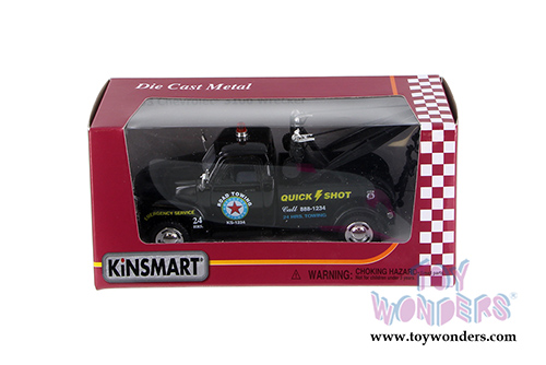 Kinsmart - Chevy Tow Truck (1953, 1/38 scale diecast model car, Black ) 5033WBK