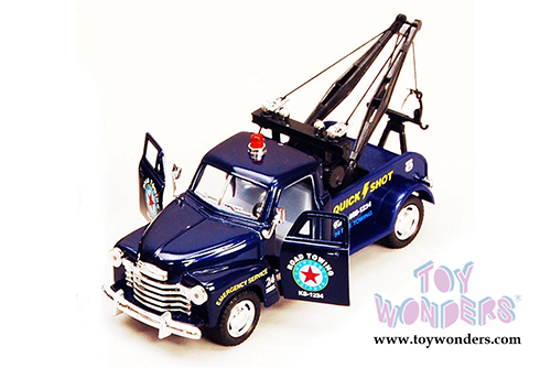Kinsmart - Chevy Tow Truck (1953, 1/38 scale diecast model car, Blue) 5033WBU